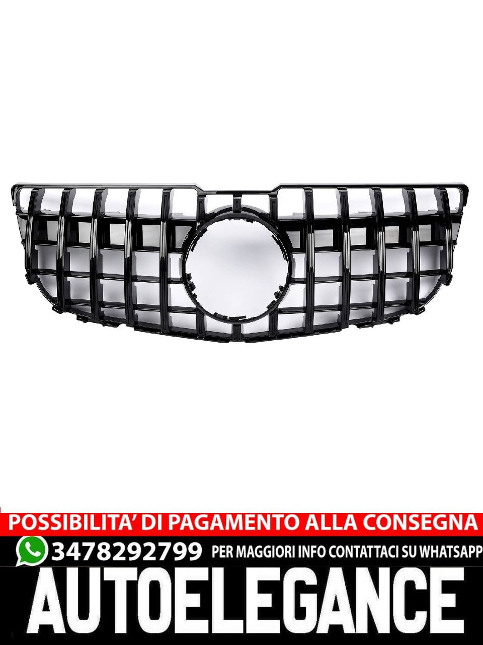 Sports grille for Mercedes X204 GLK PREFACELIFT PANAMERICANA AMG OPTIK 
