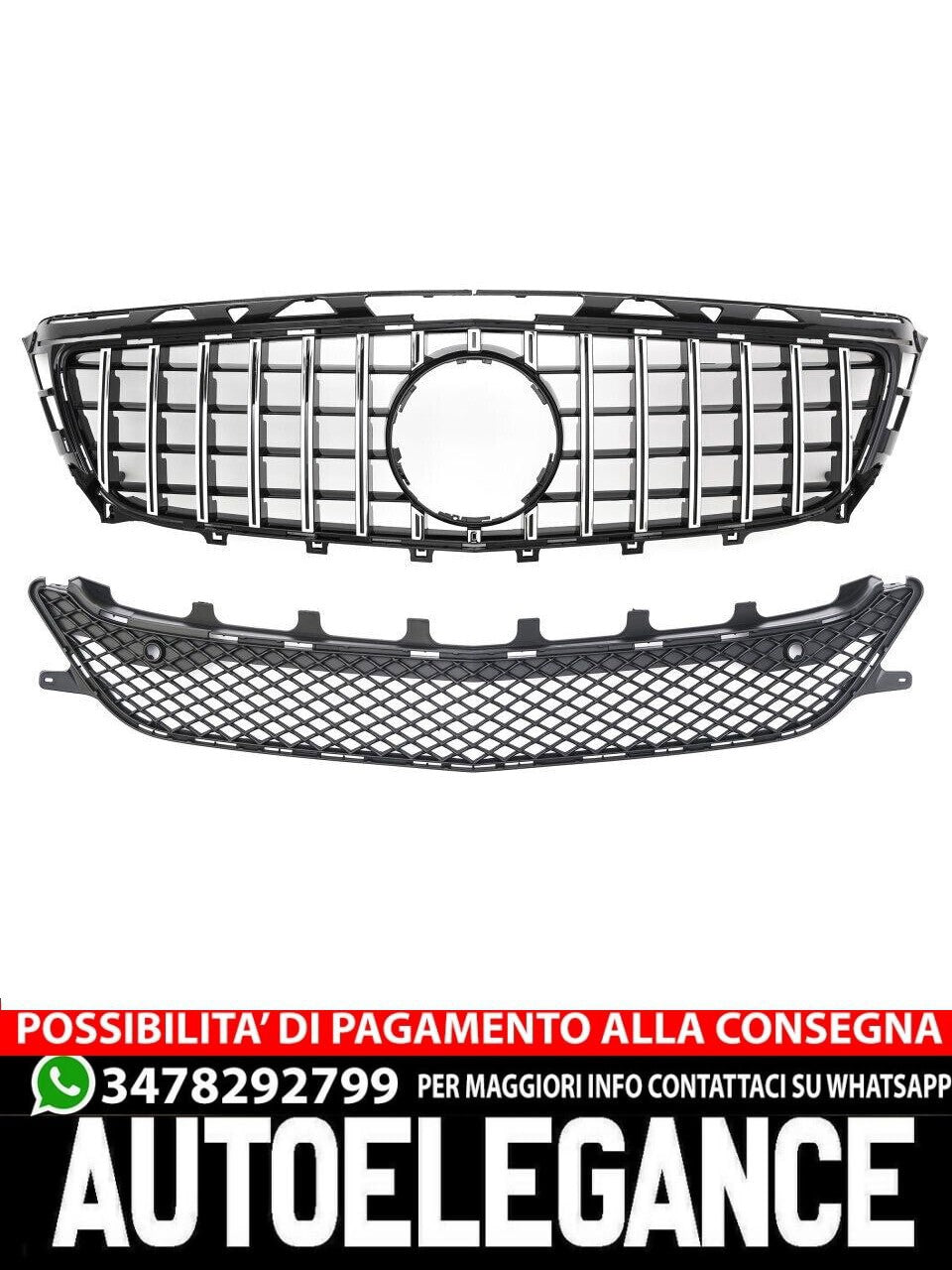 Griglia sportiva per Mercedes W218 CLS 2011-2014 PANAMERICANA AMG
