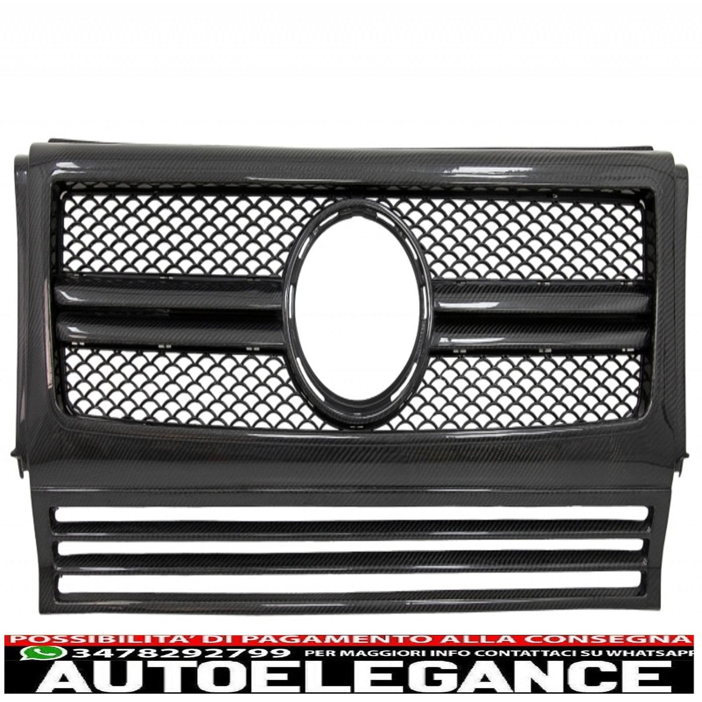 real carbon front parts suitable for mercedes g-class w463 amg (1990-2014) g65 design grille headlights spoiler covers 