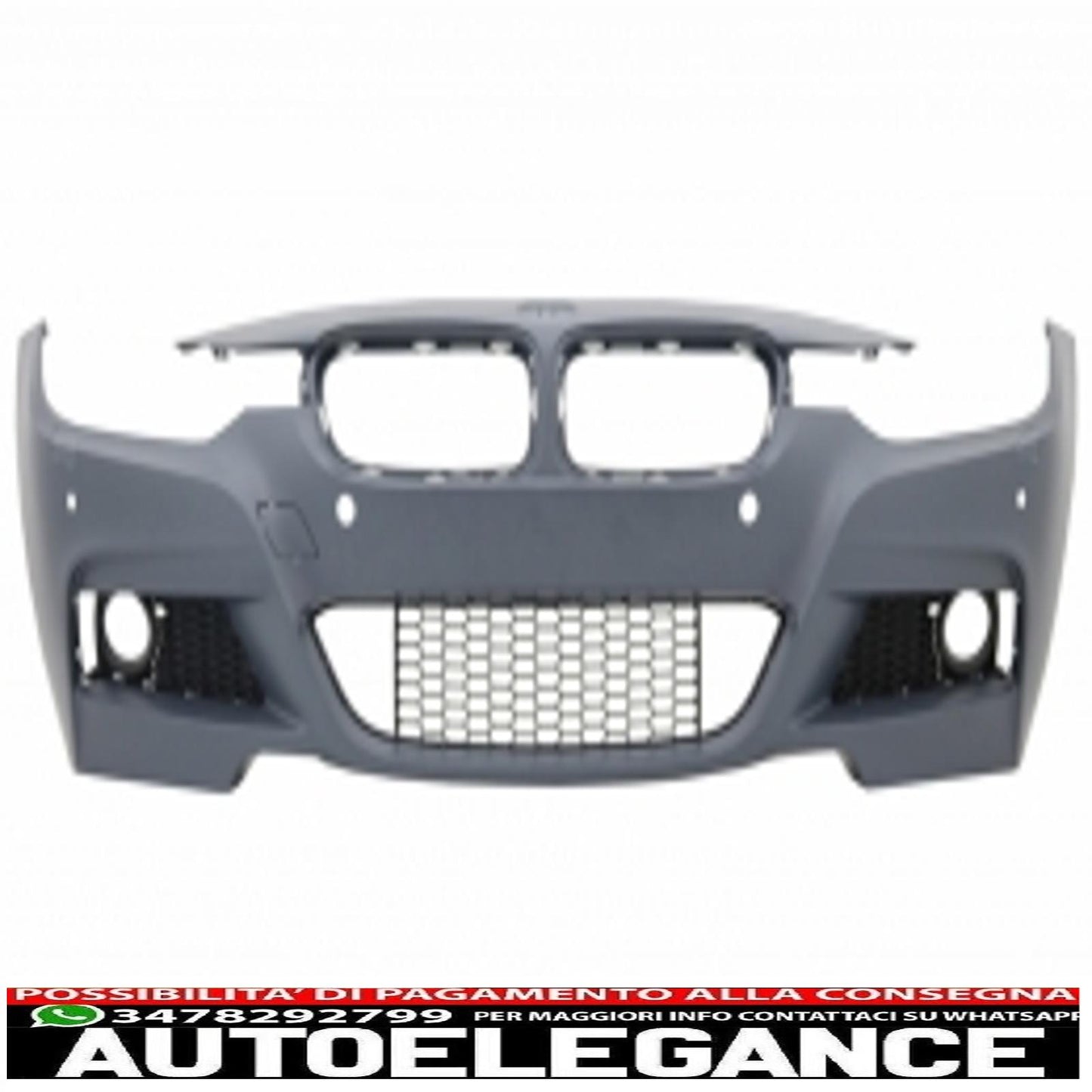 kit carrozzeria completo adatto per bmw serie 3 touring f31 (2011-up) design m-technik con silenziatore di scarico m-power