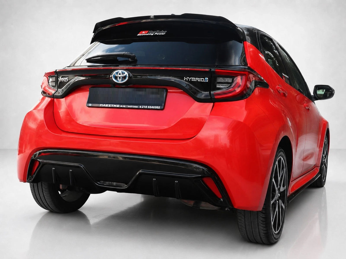 👉Diffusore Posteriore ABS Nero Lucido per Toyota Yaris Mk4 (2020-)👈