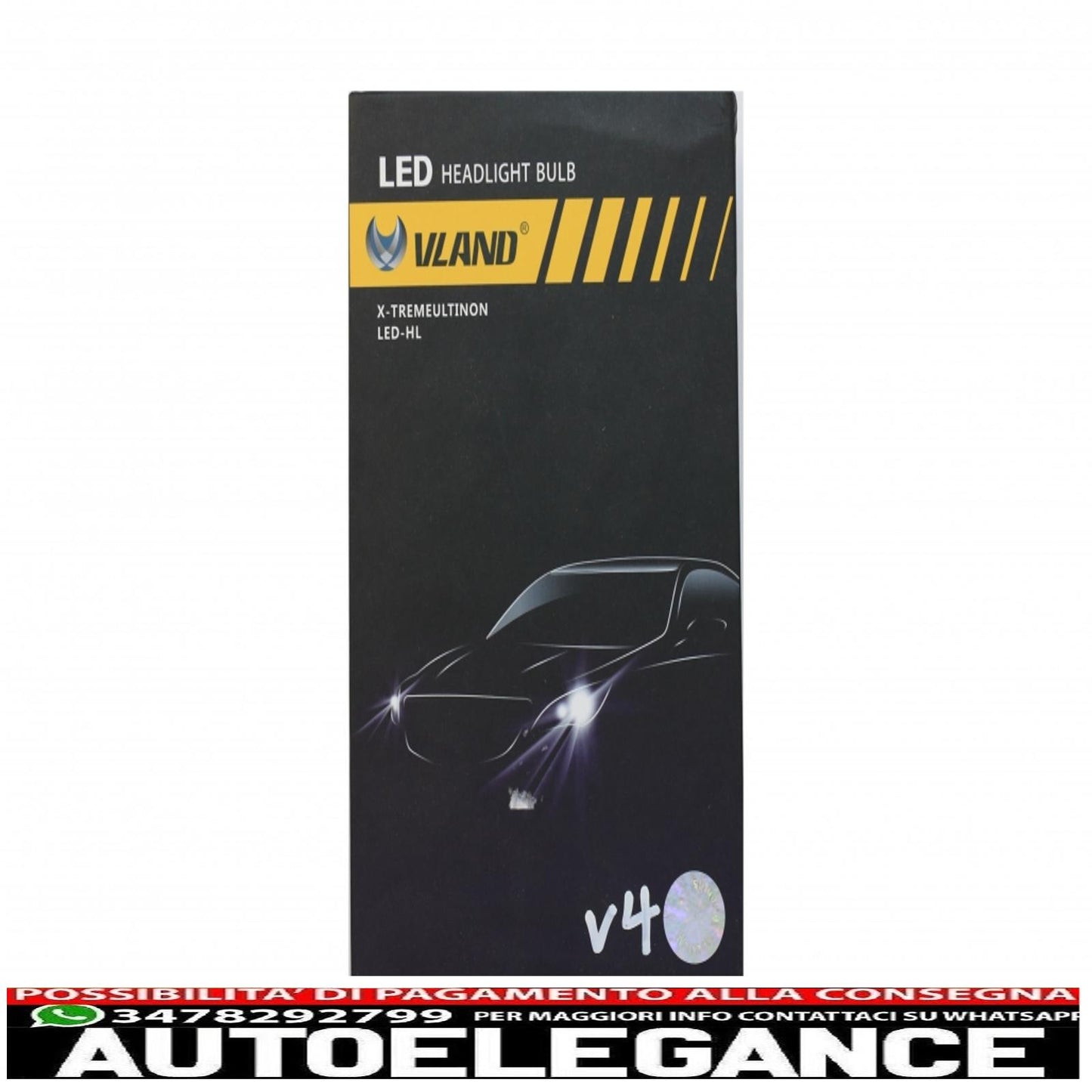 High Power H7 LED Car Headlight Conversion Kit 6500K