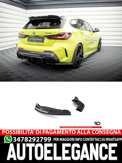 SPLITTER LATERALI POSTERIORI IN FIBRA DI CARBONIO ADATTO PER BMW 1 F40 M-PACK/ M135I  (2019- )