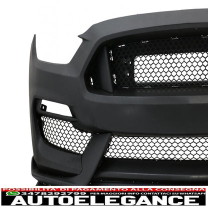 front bumper suitable for ford mustang mk6 vi sixth generation (2015-2017) gt350 design