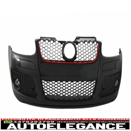 paraurti anteriore adatto per vw golf mk5 v 5 (2003-2008) e minigonne laterali design gti