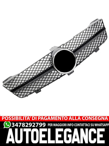 Griglia sportiva per Mercedes W219 CLS 2008-2010 nero lucido AMG LOOK