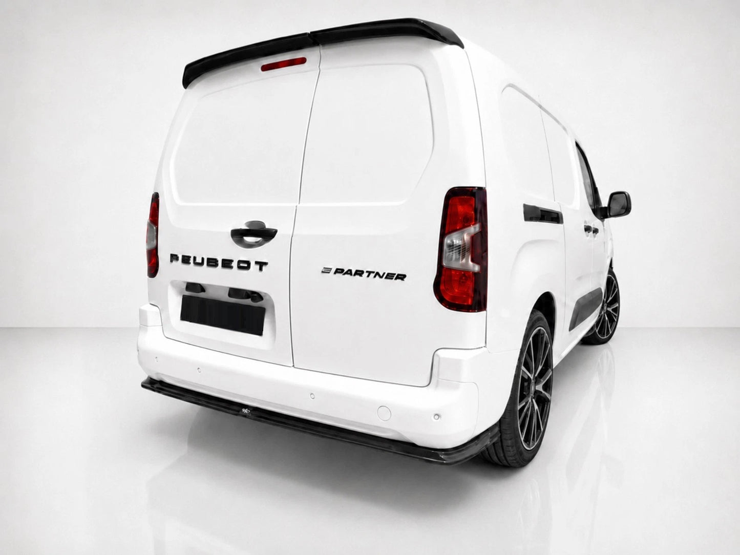 👉Diffusore Posteriore CitroenBerlingo L2/PeugeotPartner L2MK3 ABS Nero Lucido👈