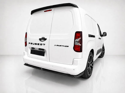 👉Diffusore Posteriore CitroenBerlingo L2/PeugeotPartner L2MK3 ABS Nero Lucido👈