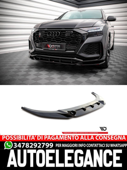 SPLITTER ANTERIORE ADATTO PER V.1 AUDI RSQ8 MK1  (2019 - )