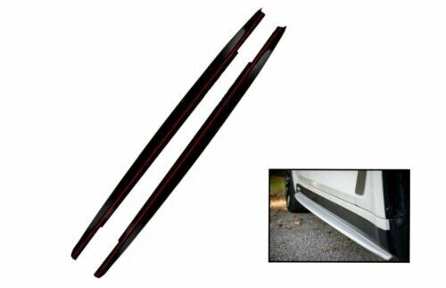 Side skirt extension for BMW 5 series G30 G31 2017+ M look matt black