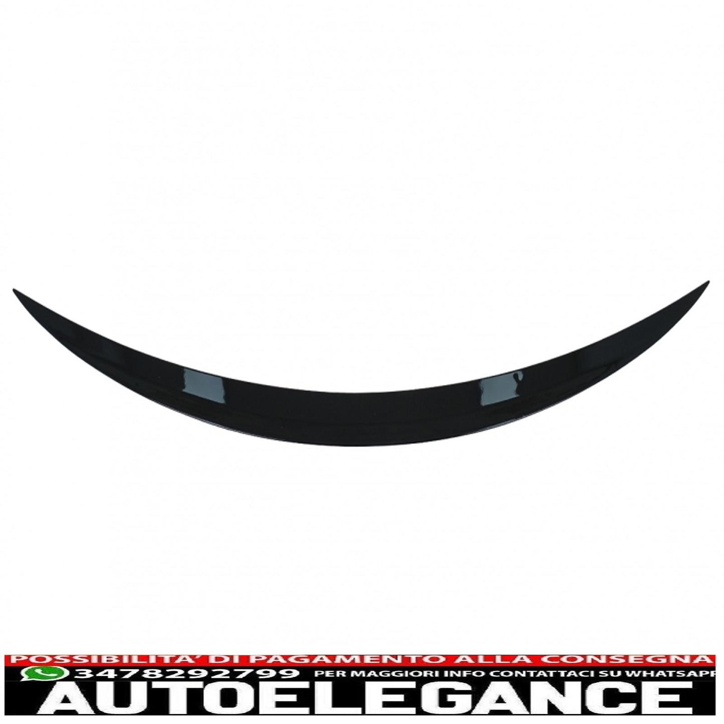 Trunk lid spoiler suitable for mercedes gle coupe c167 (2020-up) piano black 