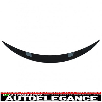 Trunk lid spoiler suitable for mercedes gle coupe c167 (2020-up) piano black 