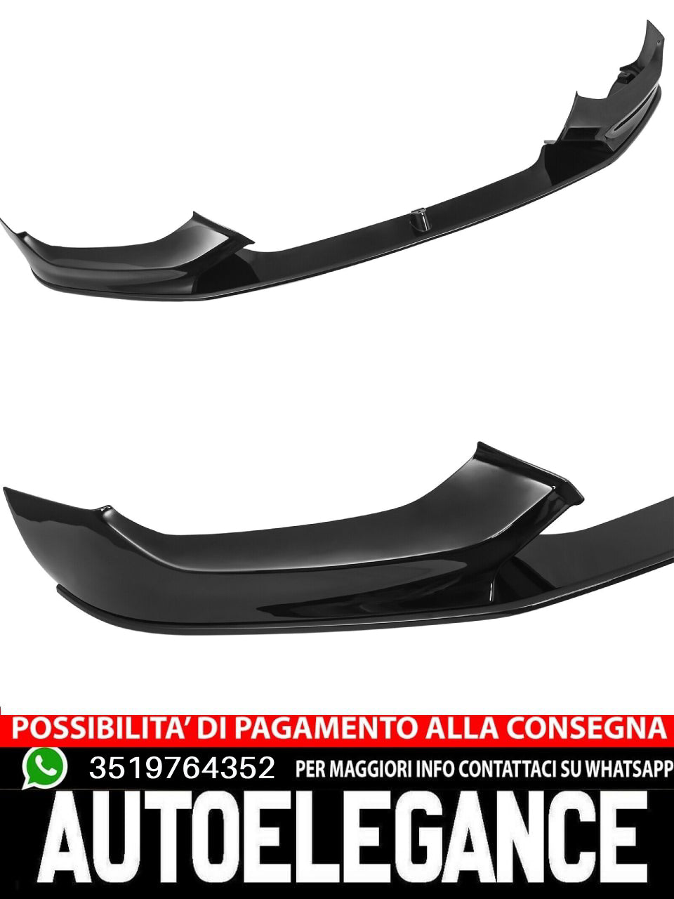 Labbro anteriore labbro spoiler spada anteriore adatto per BMW Serie 1 F20 F21
