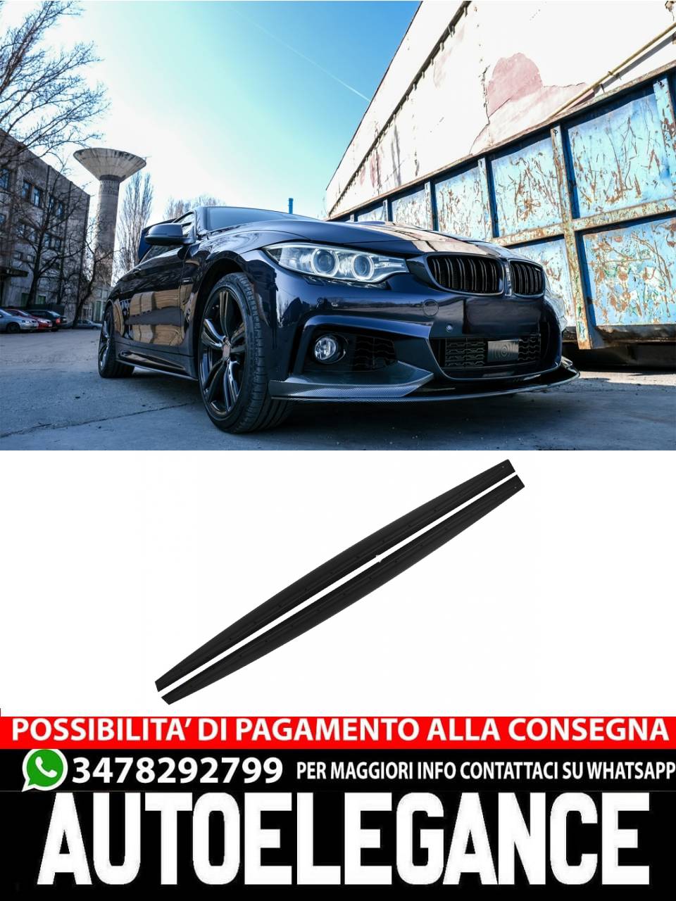 Side skirts suitable for BMW 4 Series F32 Coupe F33 Cabrio F36 Gran Coupe 