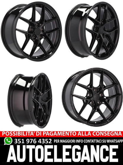 CERCHI CERCHIO IN LEGA 18" Adatto per ALFA ROMEO CITROEN DS FIAT FORD JAGUAR LANCIA LAND ROVER LINCOLN OPEL PEUGEOT RENAULT SMART TOYOTA VOLVO