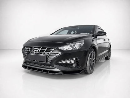 👉Splitter anteriore per Hyundai i30 MK3 facelift (2020-) ABS nero lucido👈