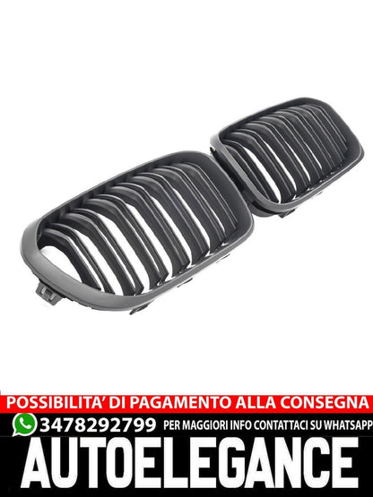 Griglie della griglia per BMW Serie 1 F20/F21 dal 2015 nero opaco