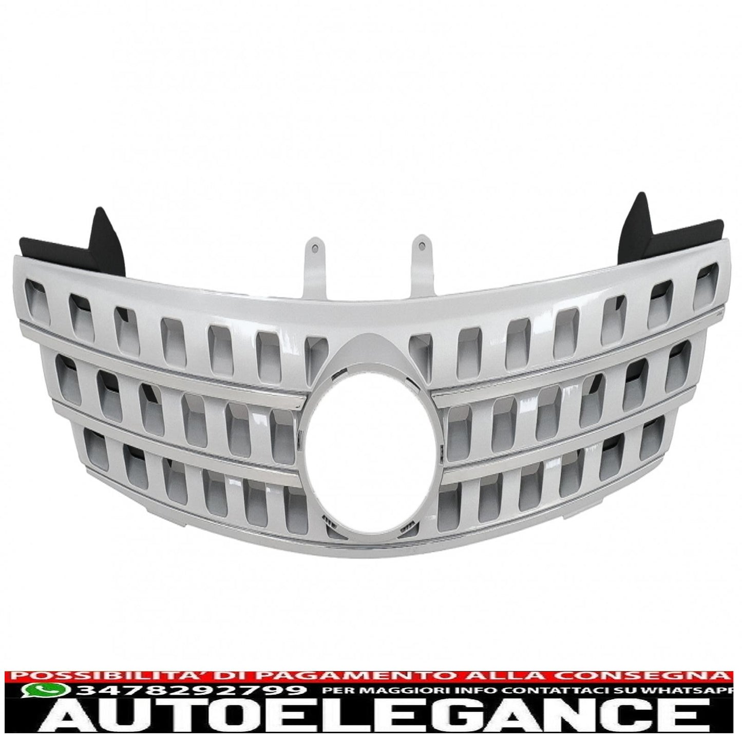 central grille suitable for mercedes ml w164 (2005-2008) chrome