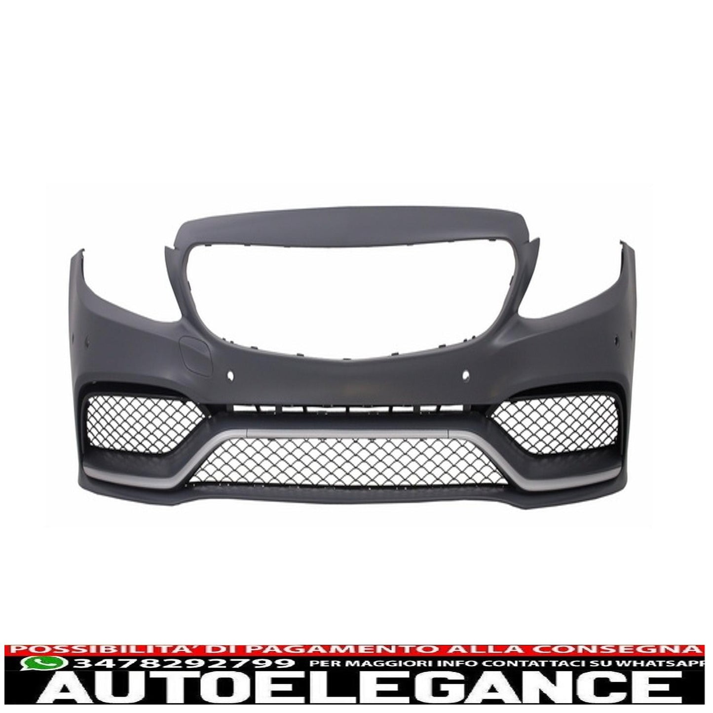 kit carrozzeria completo adatto per mercedes classe c w205 berlina (2014-2018) con griglia anteriore c63 a-design
