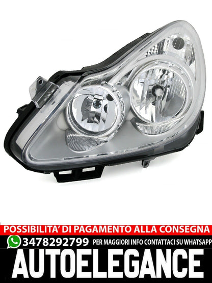 Fari anteriori a sinistra per Opel Corsa D 06-11 H1 H7