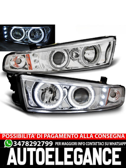 FARI ADATTI PER MITSUBISHI GALANT 8 (EA0) 96-06 ANGEL EYES  CROMATI CCFL