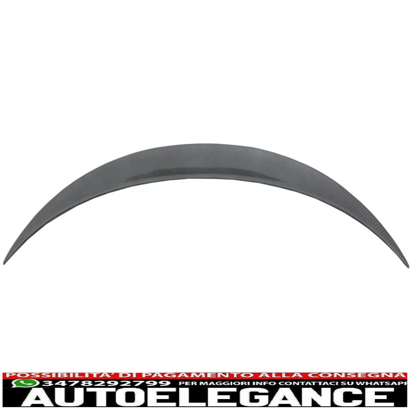 Trunk lid spoiler suitable for mercedes cla c117 w117 (2013-2018) a-design carbon film 