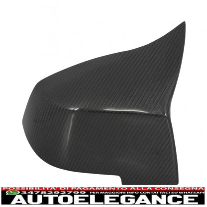 coperture specchietti adatte per bmw serie 1/2/3/4 in vera fibra di carbonio AUTOELEGANCERICAMBI