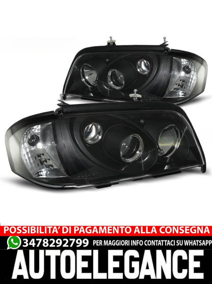 FARI NERI per MERCEDES W202 Classe C 06.93-06.00