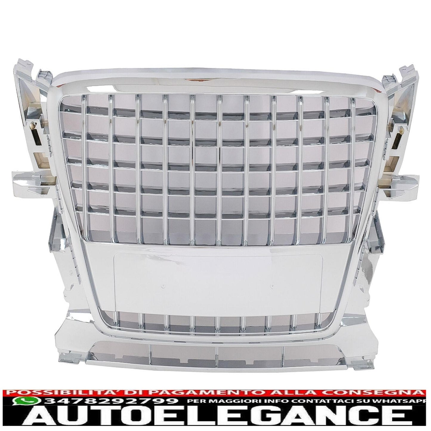 Griglia anteriore per Audi Q5 8R 2008-2011 Griglia cromata