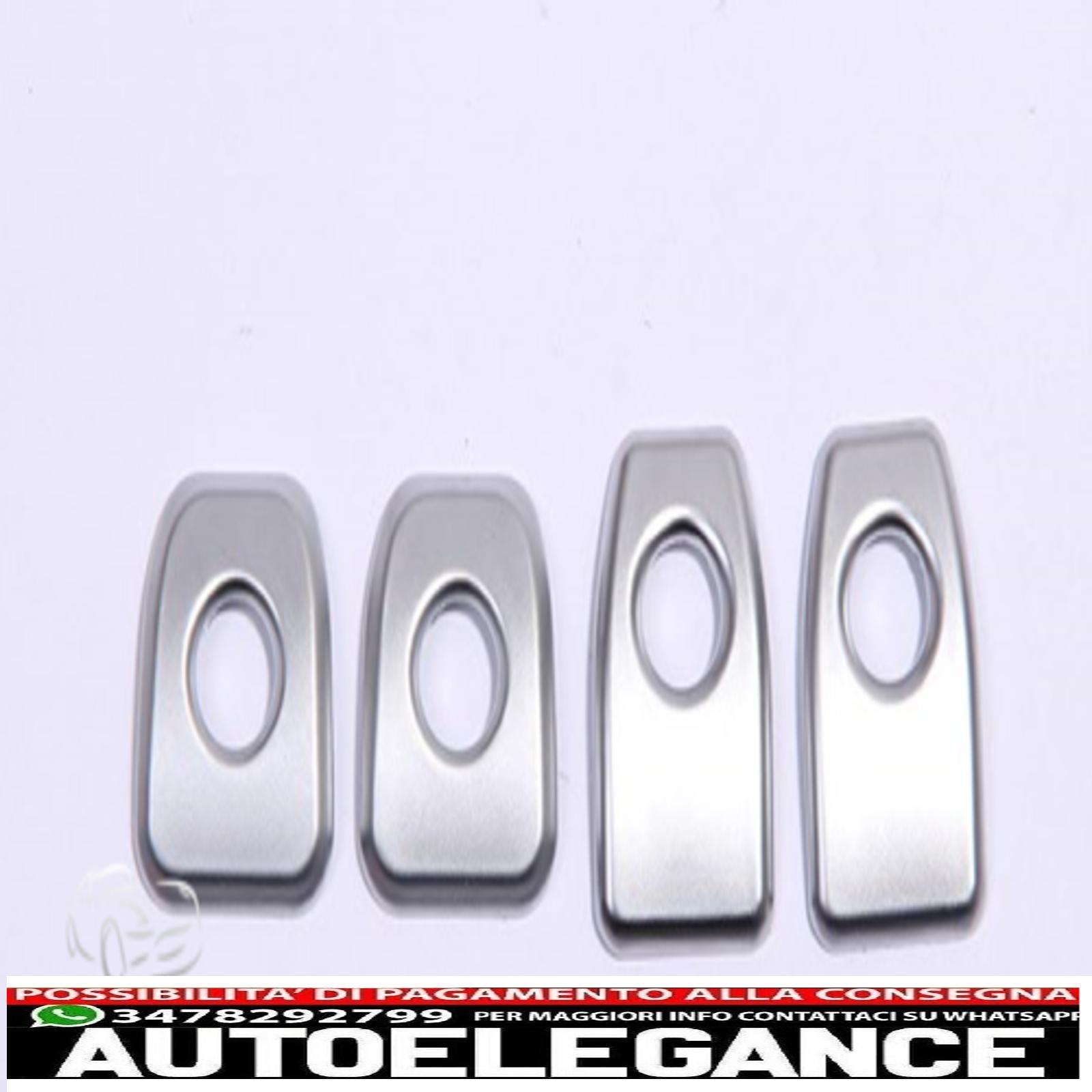 chiusura porta anelli tuning cromo opaco per bmw x5 f15 x6 f16-mostra il titolo originaletesto originaletürverriegelung ringe tuning chrom matt für bmw x5 f15 x6 f16 AUTOELEGANCERICAMBI