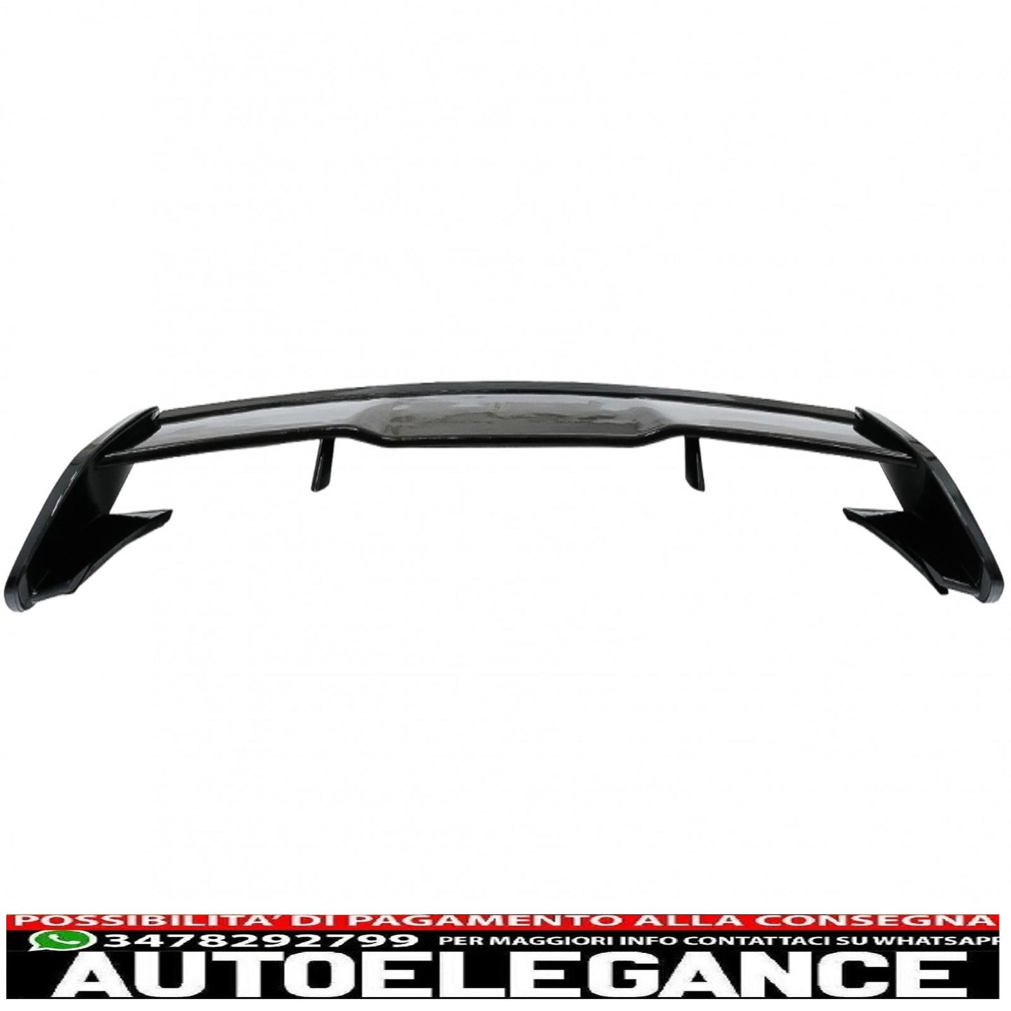 Spoiler sul coperchio del bagagliaio adatto per Mercedes Gla H247 (2020 in poi) Piano Black