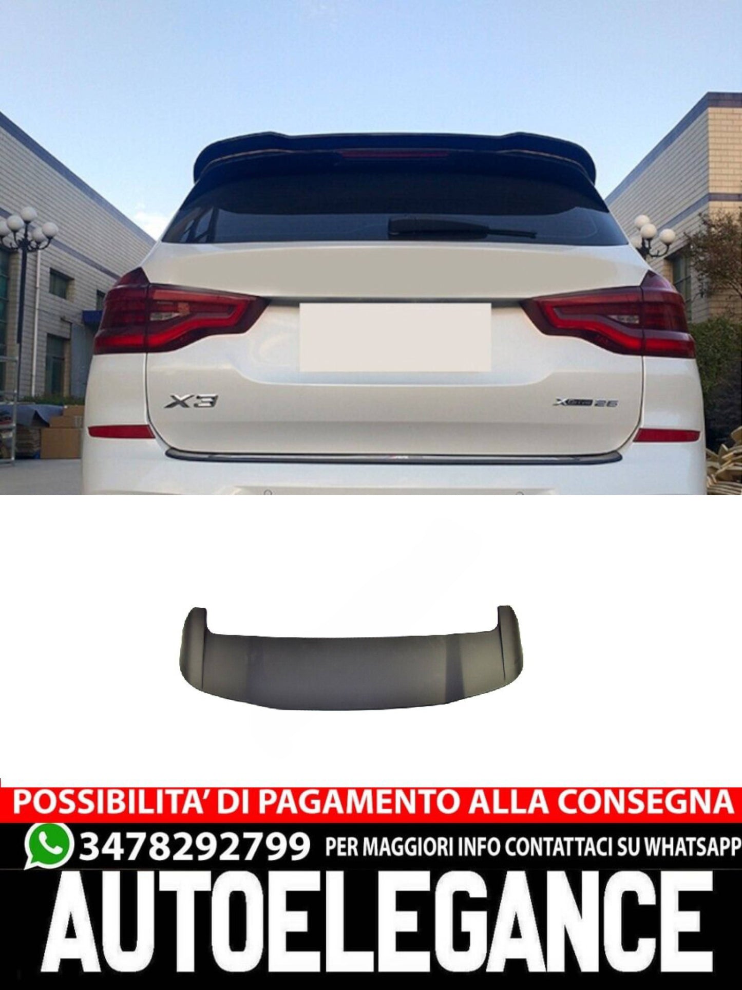 SPOILER suitable for BMW X3 G01 G08 2017+