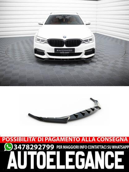 SPLITTER ANTERIORE adatto per V.4 BMW 5 M-PACK G30 / G31  2017-2020