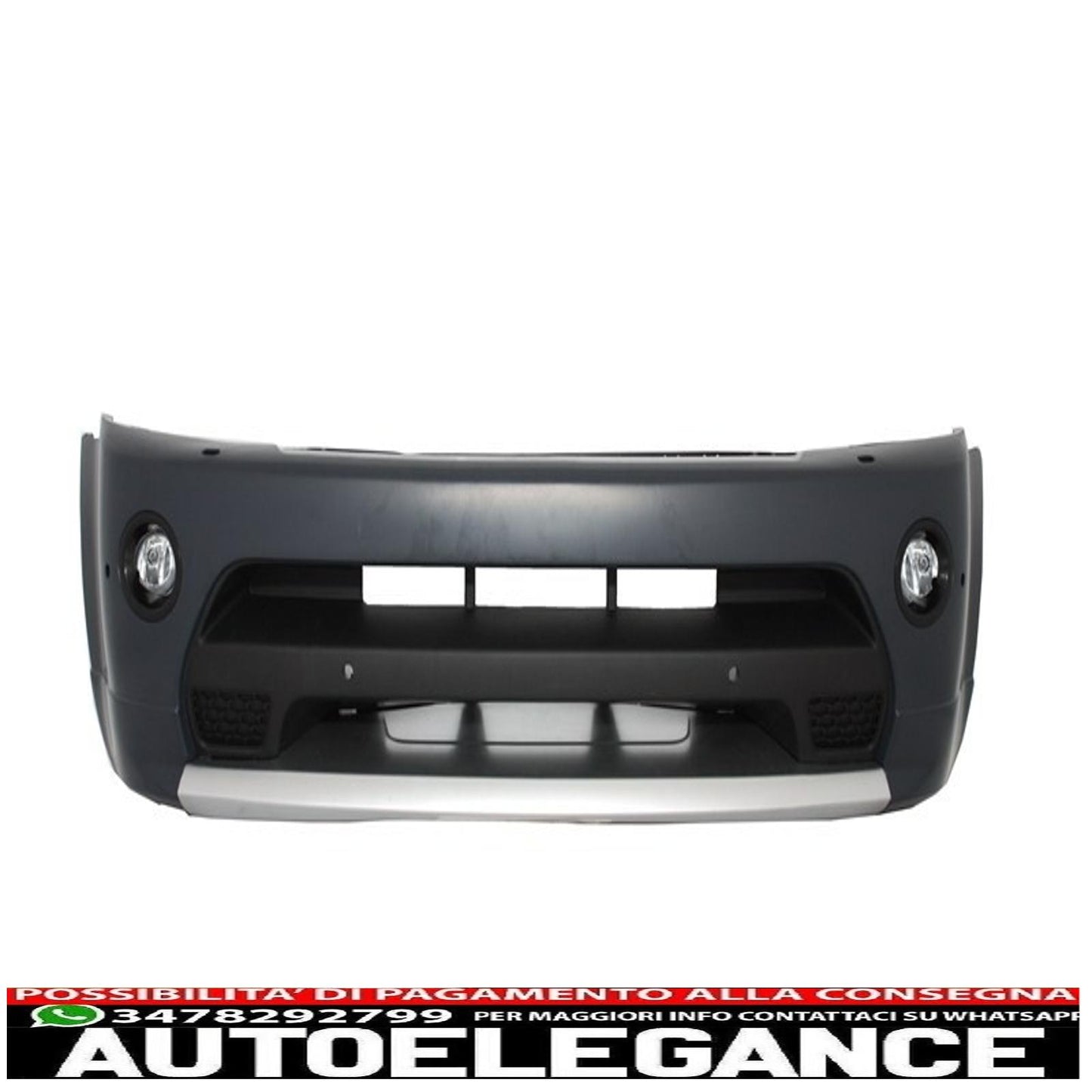 Gruppo paraurti anteriore e griglie anteriori color argento, adatto per Land Range Rover Sport L320 Facelift (2009-2013), design autobiografia