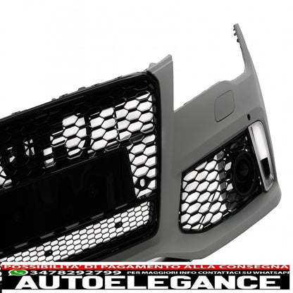 paraurti anteriore con griglia centrale adatto per audi a7 4g pre-facelift (2010-2014) design rs7