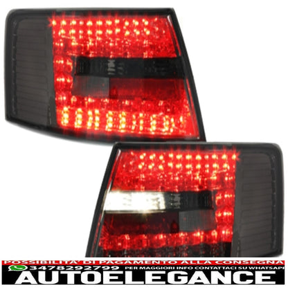 led rear lights suitable for audi a6 4f lim. 04-08 smoke - ra19els