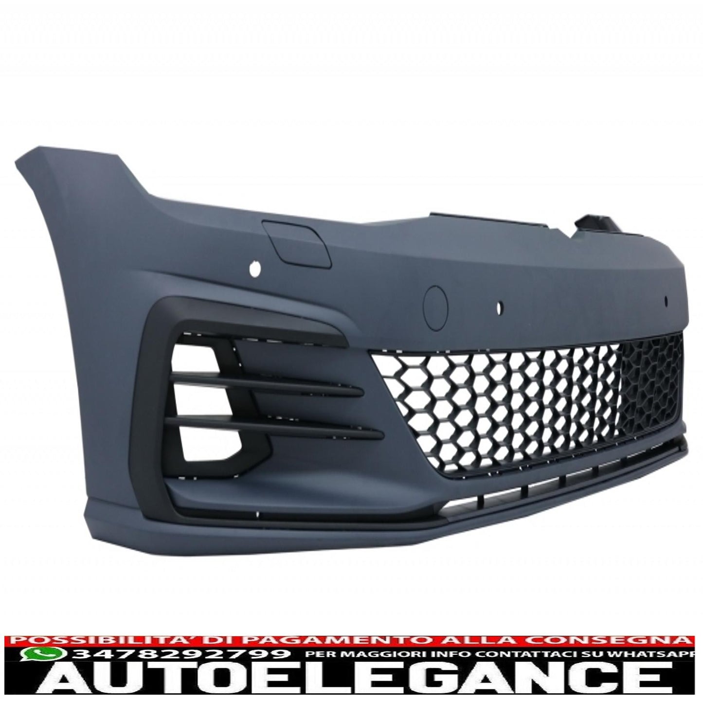 complete body kit with led headlights and rear lights suitable for vw golf 7.5 vii facelift (2017-up) gti design