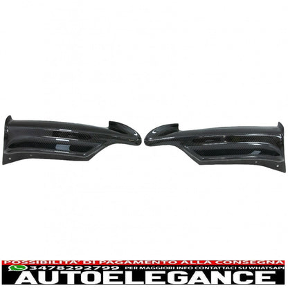 spoiler anteriore in carbonio adatto per bmw serie 3 e90 e91 berlina touring (2005-2008) solo paraurti m-tech