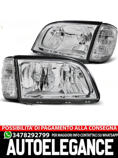 FARI CROMATI per MERCEDES W140 Classe S 03.91-10.98