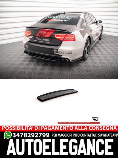 SPLITTER POSTERIORE CENTRALE ADATTO COMPATIBILE PER PER AUDI S8 D4