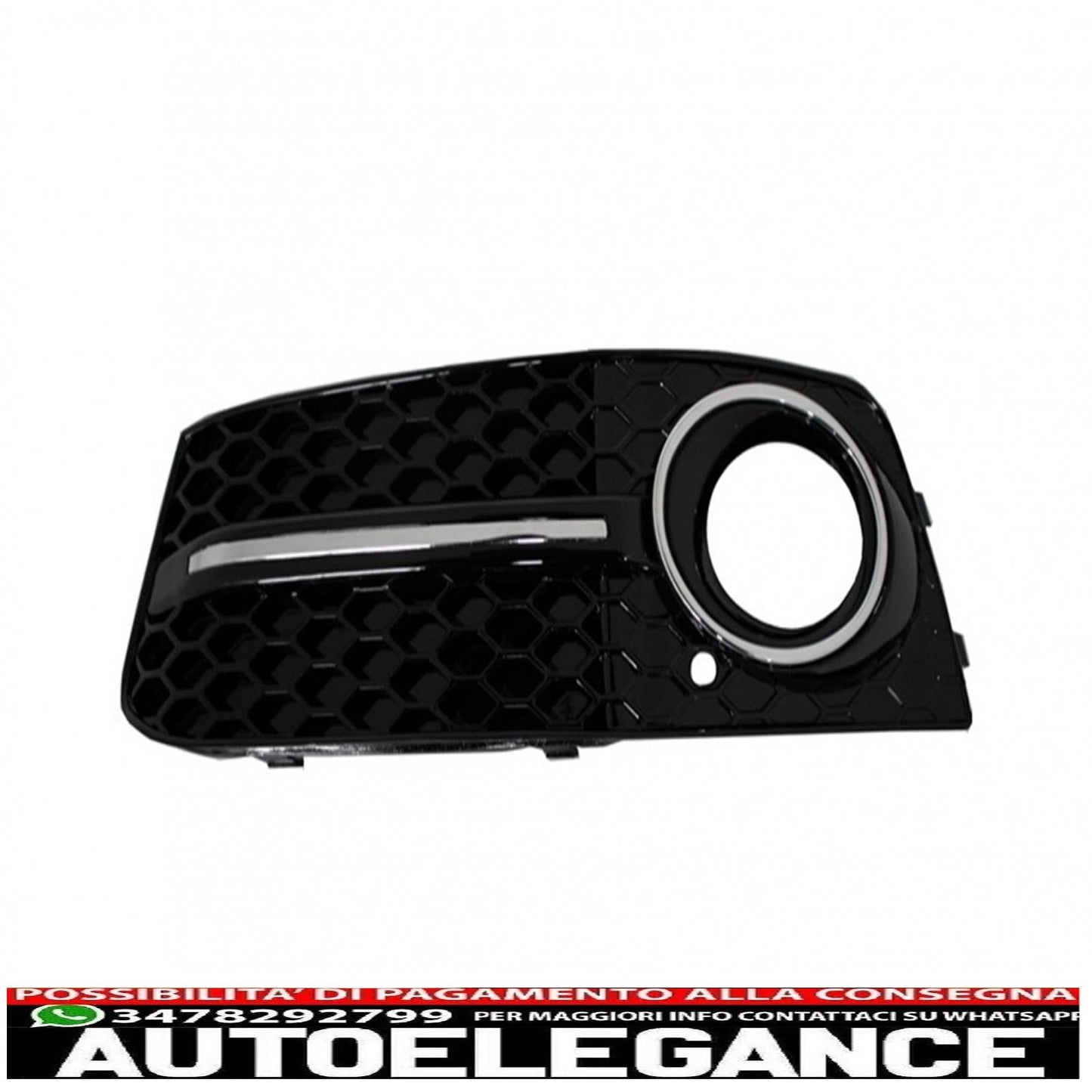 Copri fendinebbia griglie laterali adatte per audi a4 b8 8k (2007-2011) rs4 black edition AUTOELEGANCERICAMBI