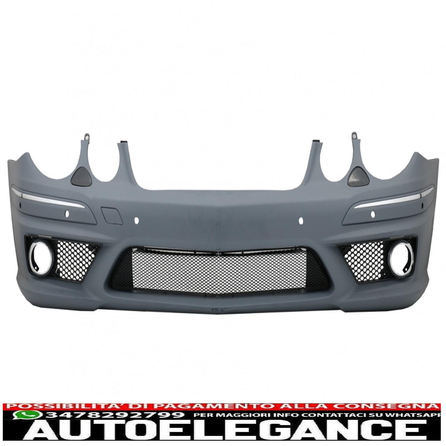 body kit + central grille suitable for mercedes-benz e-class w211 2002-2009 e63 a-design