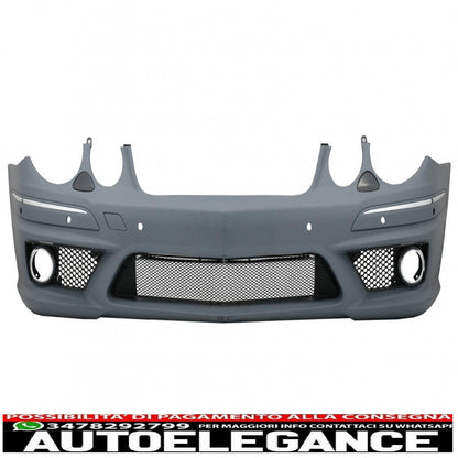 body kit + central grille suitable for mercedes-benz e-class w211 2002-2009 e63 a-design