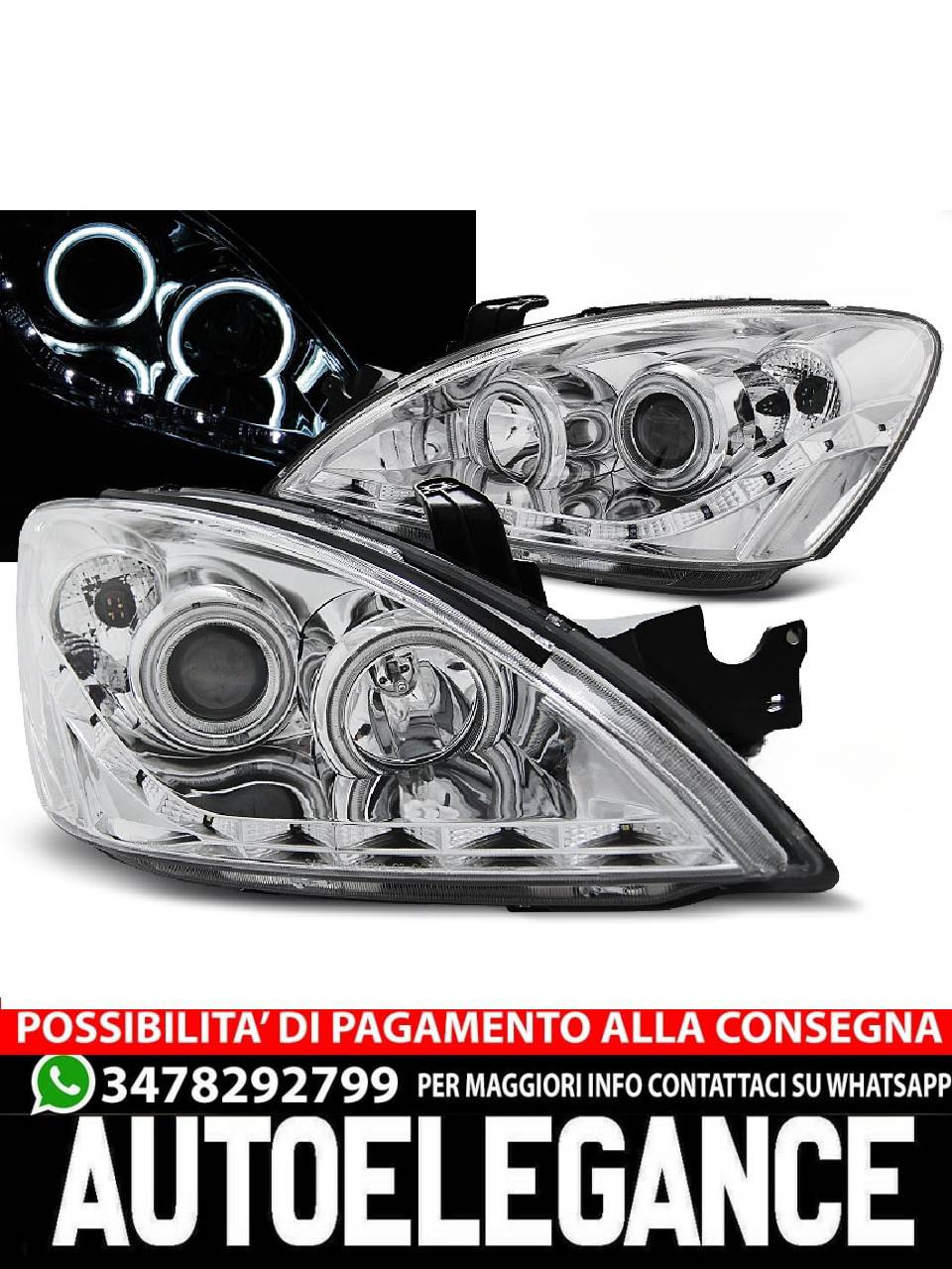 MITSUBISHI LANCER 7 04-07 CHROME DAYTIME LIGHT