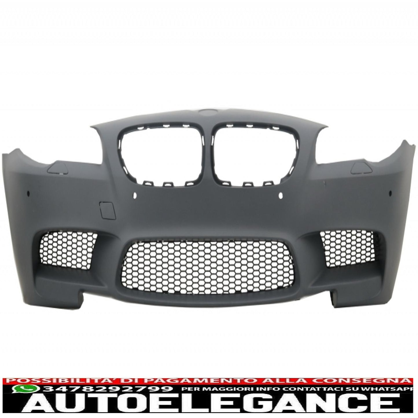 kit carrozzeria adatto per bmw serie 5 f10 (2011-2017) lci e nonlci m5 design con diffusore d'aria pdc sra