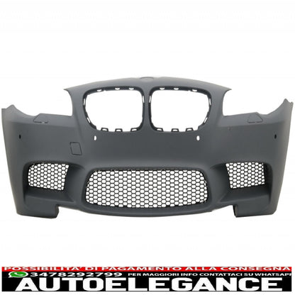 kit carrozzeria adatto per bmw serie 5 f10 (2011-2017) lci e nonlci m5 design con diffusore d'aria pdc sra