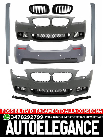Body kit suitable for BMW 5 Series F10 (2011-2013) with central grilles 