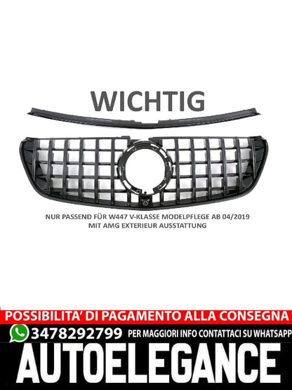 Griglia Sport griglia adatta per Mercedes W447 V-CLASS Facelift + LINEA AMG