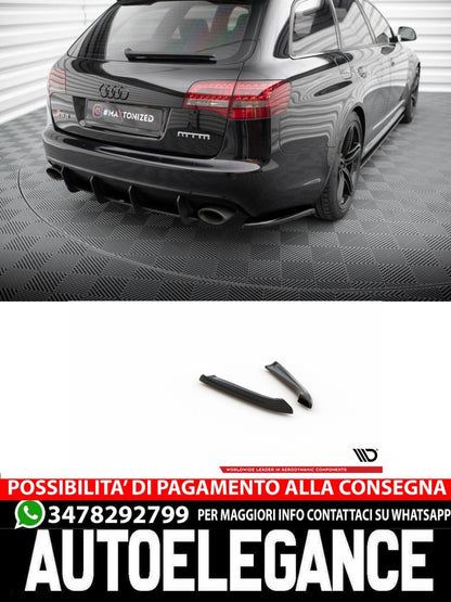 SPLITTER LATERALI POSTERIORI AUDI RS6 AVANT C6 (2007 - 2010)