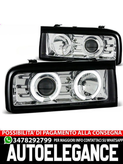 FARI ANGEL EYES CROMATI ADATTI COMPATIBILI PER VW CORRADO 88-95